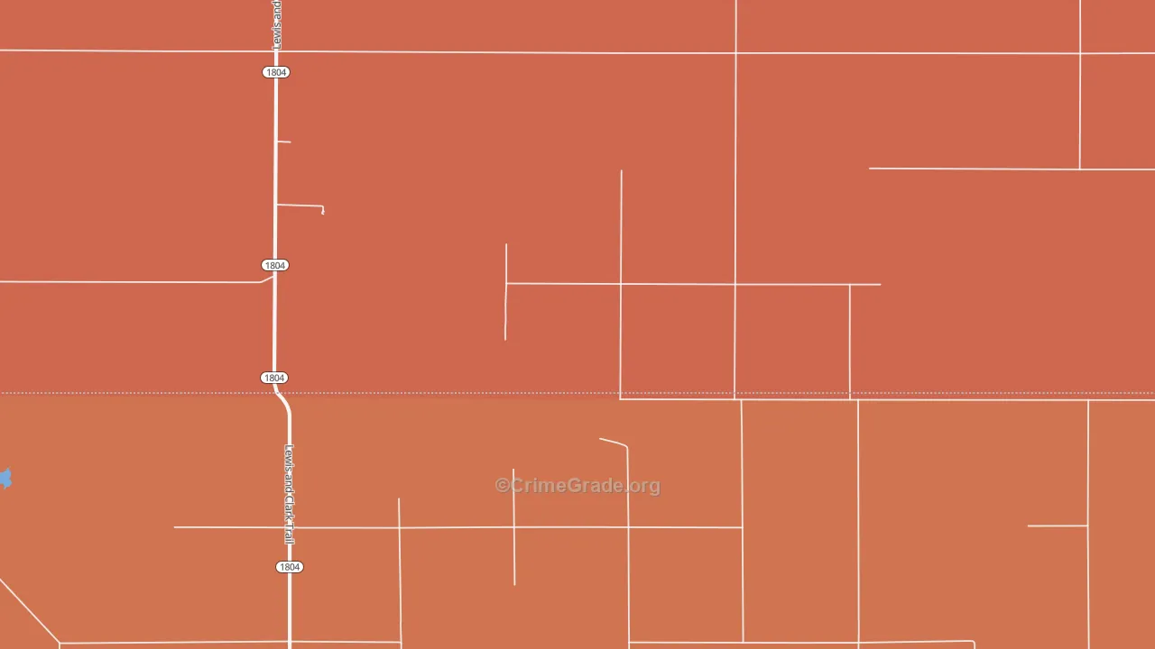 Cattron, SD Map of Robbery Rates