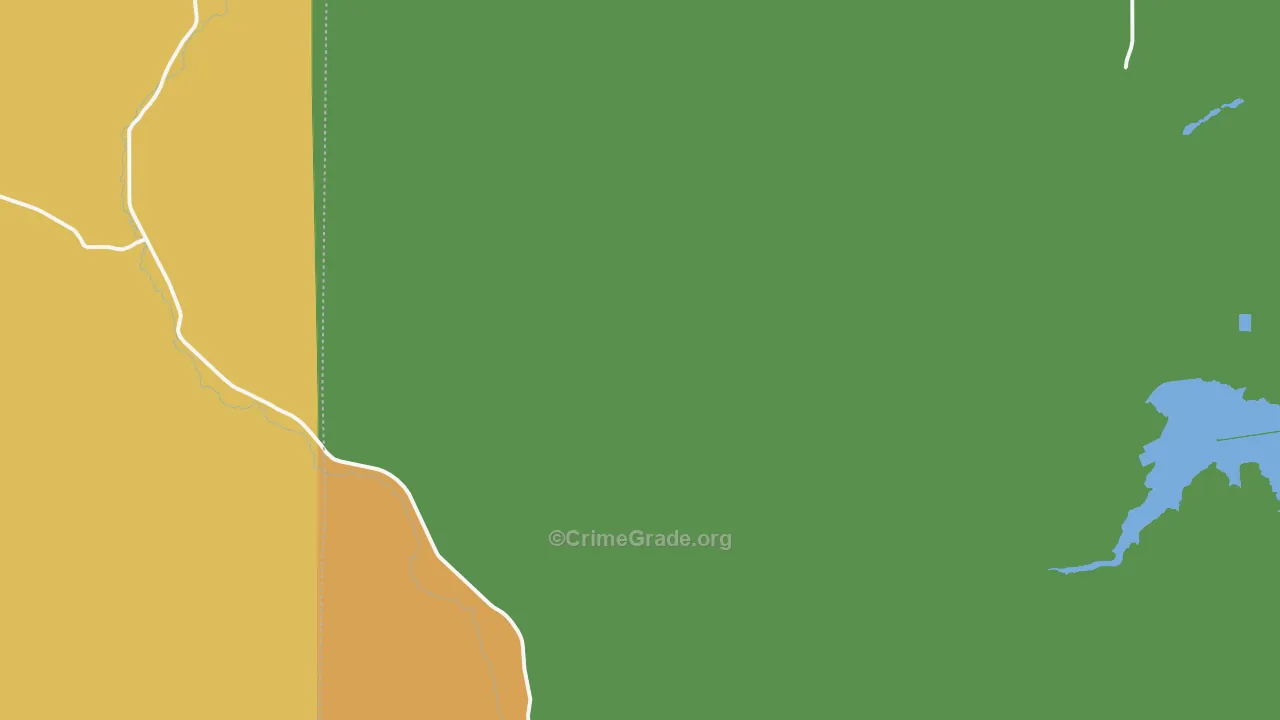 Cecil, OR Map of Robbery Rates
