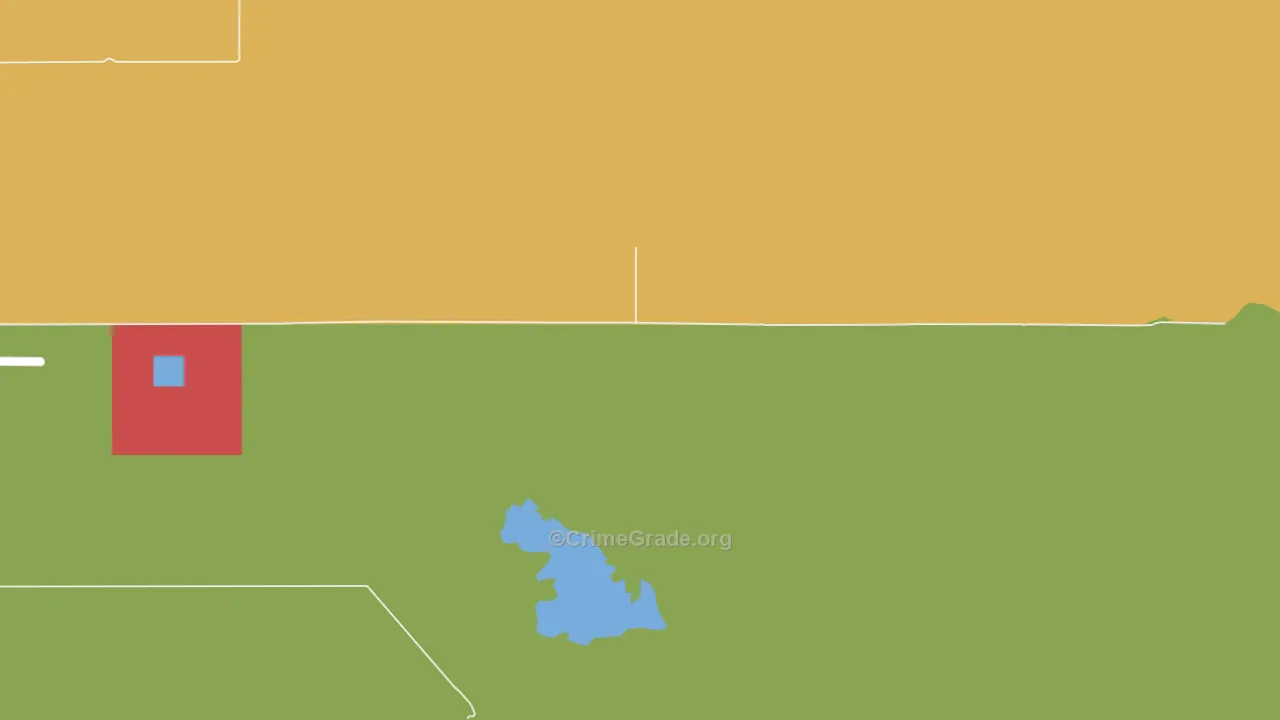 Cedarvale, NM Map of Robbery Rates