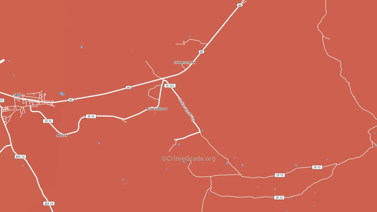 Chiawuli Tak, AZ Map of Robbery Rates