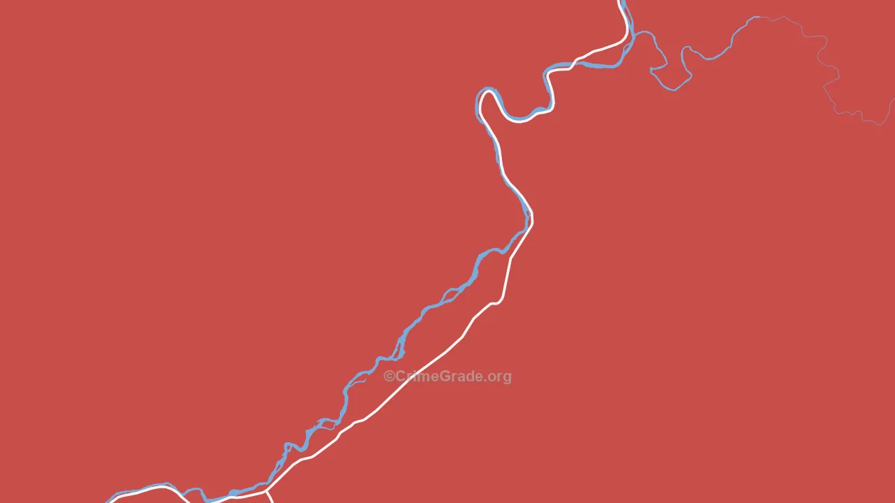 Cisco, UT Map of Robbery Rates