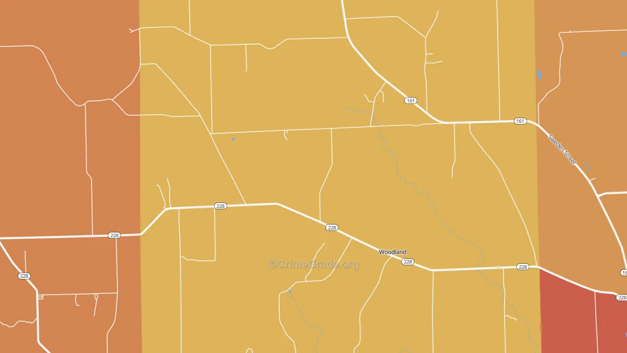 Colby, ME Map of Robbery Rates