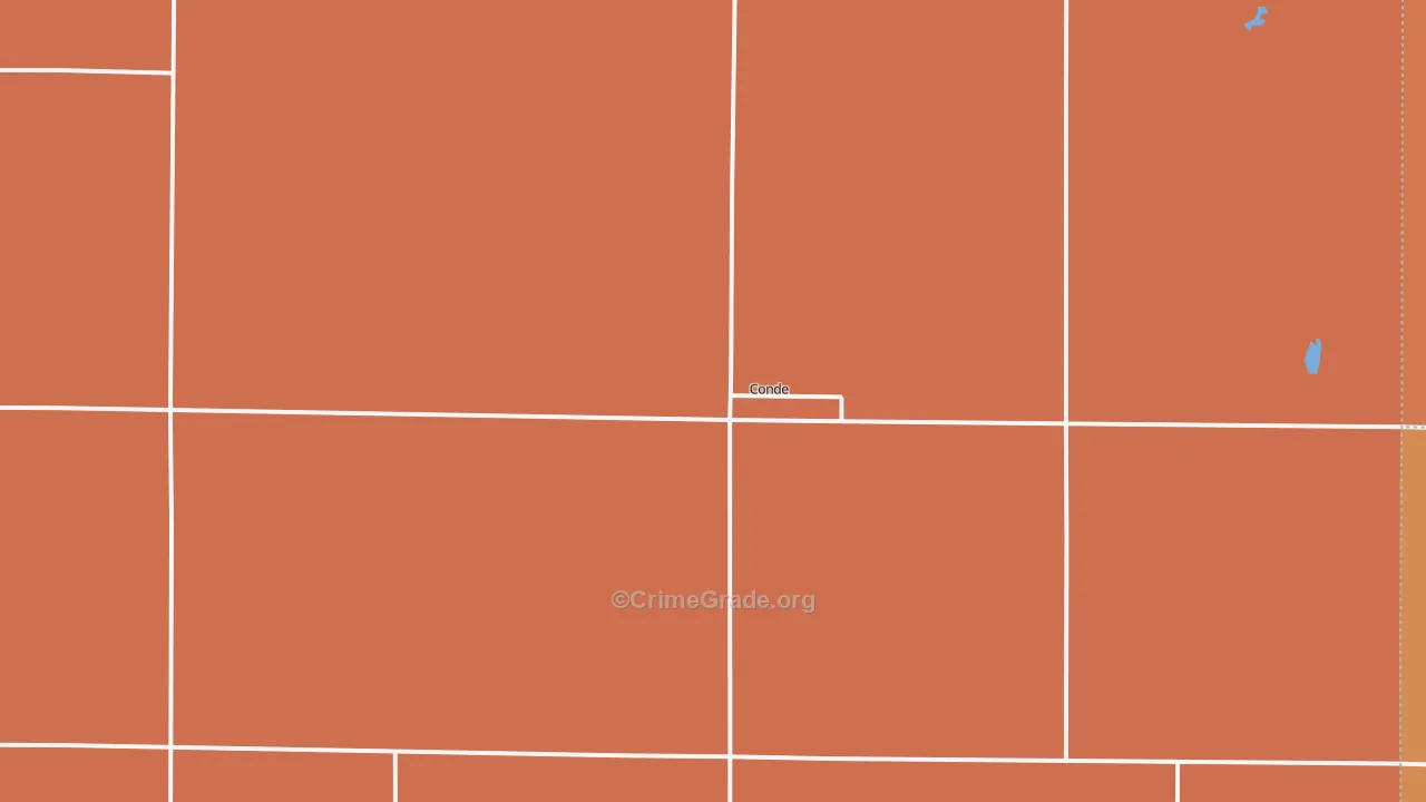 Conde, SD Map of Robbery Rates
