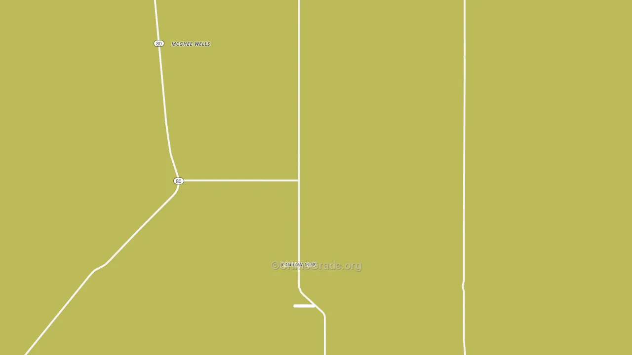 Cotton City, NM Map of Robbery Rates