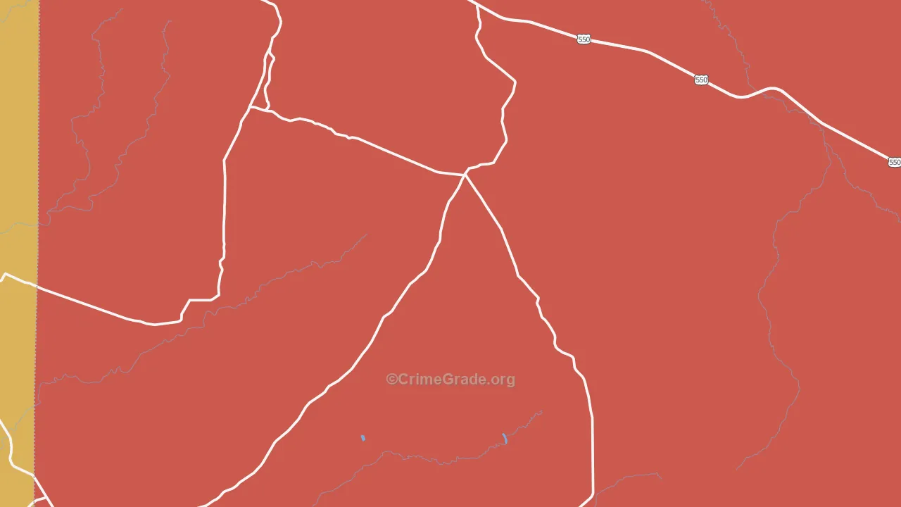 Counselor, NM Map of Robbery Rates