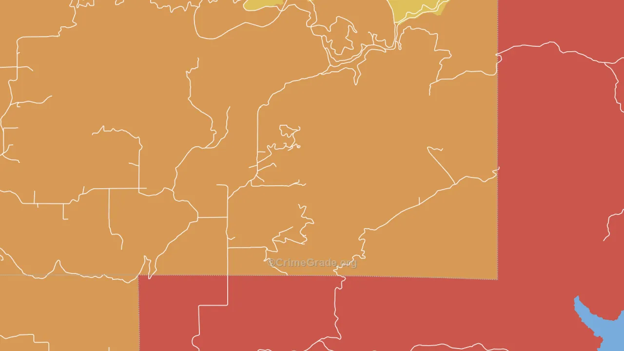 Crescent, ID Map of Robbery Rates