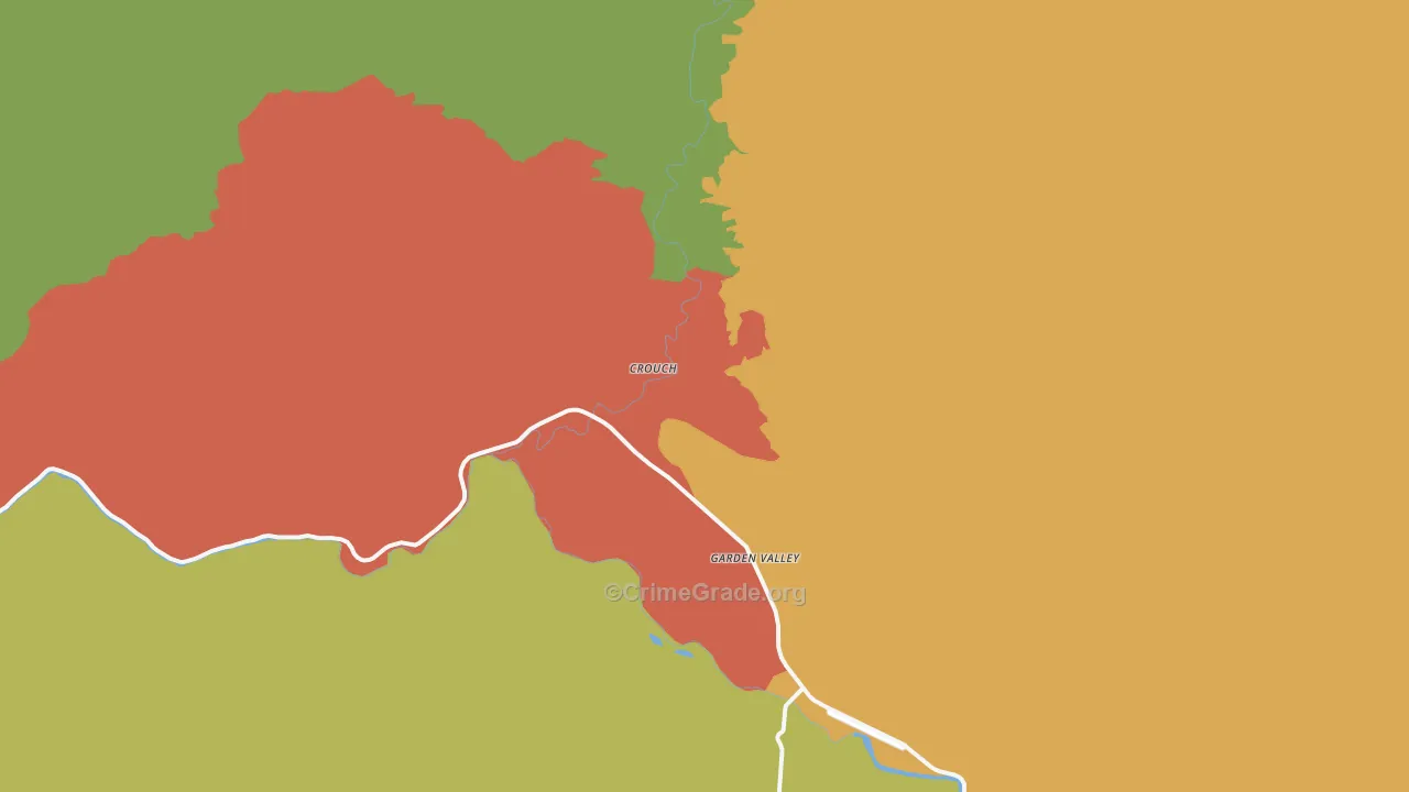 Crouch, ID Map of Robbery Rates
