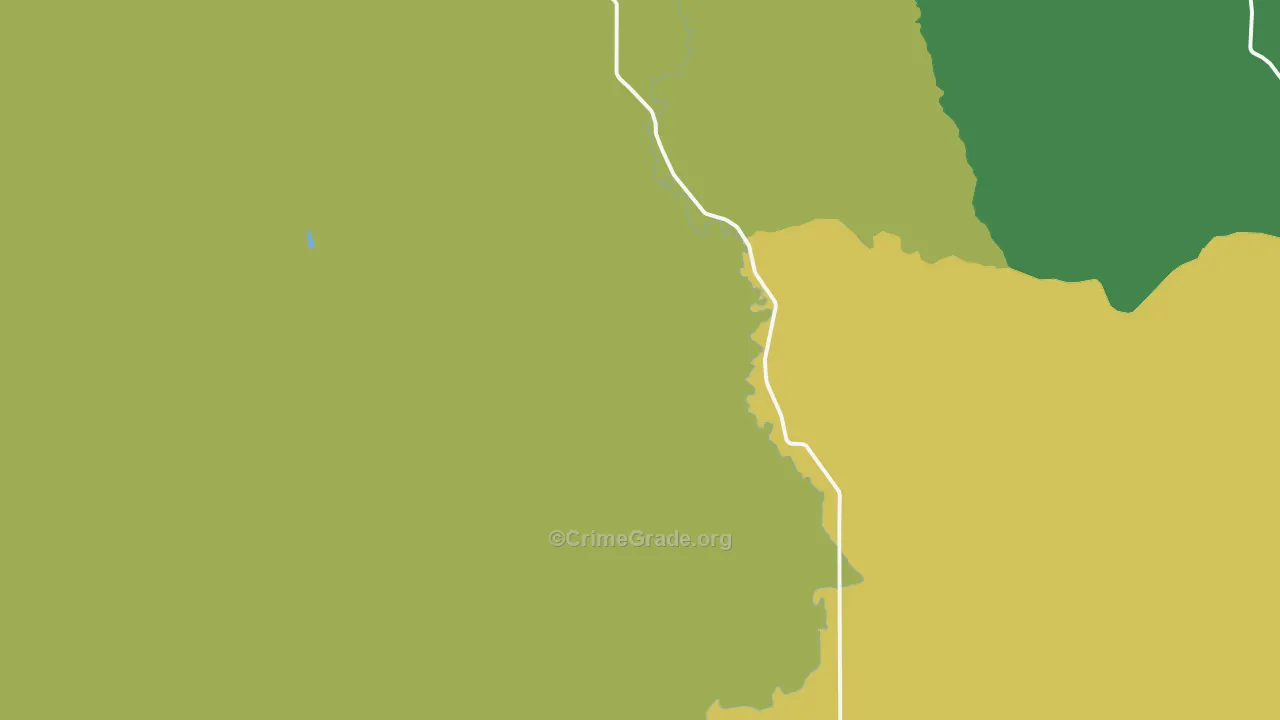 Curtis, WA Map of Robbery Rates
