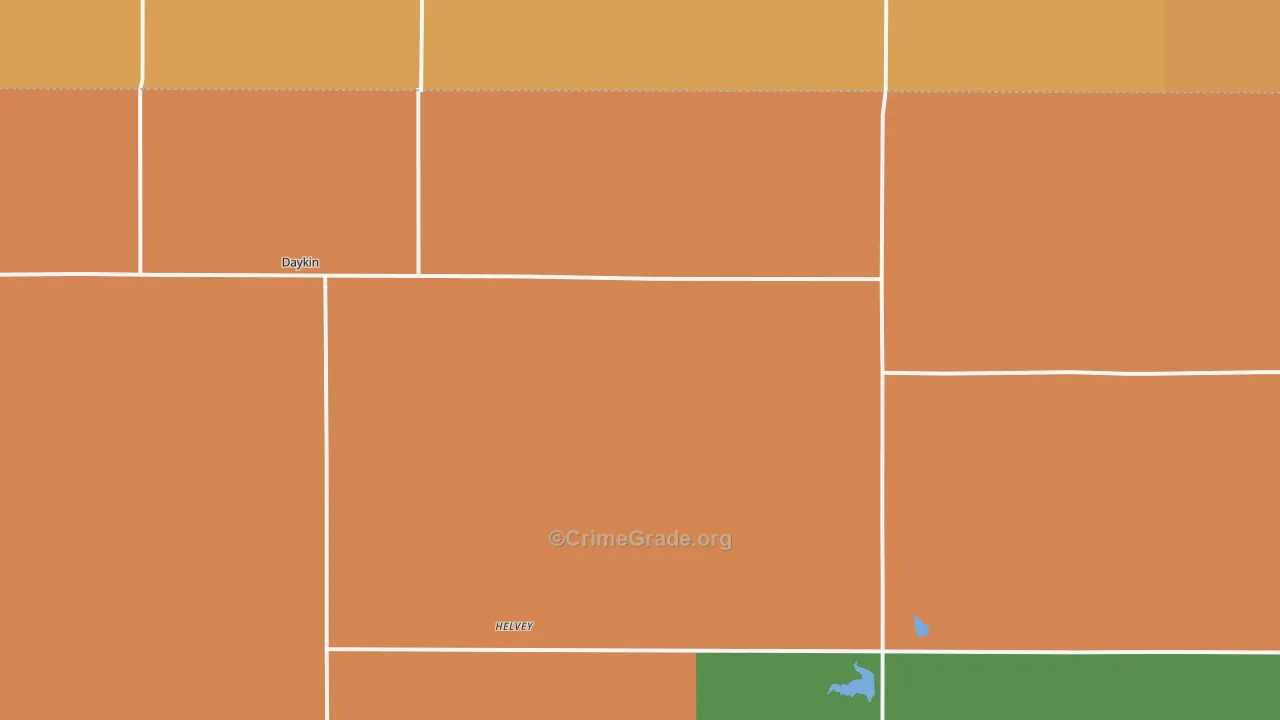 Daykin, NE Map of Robbery Rates