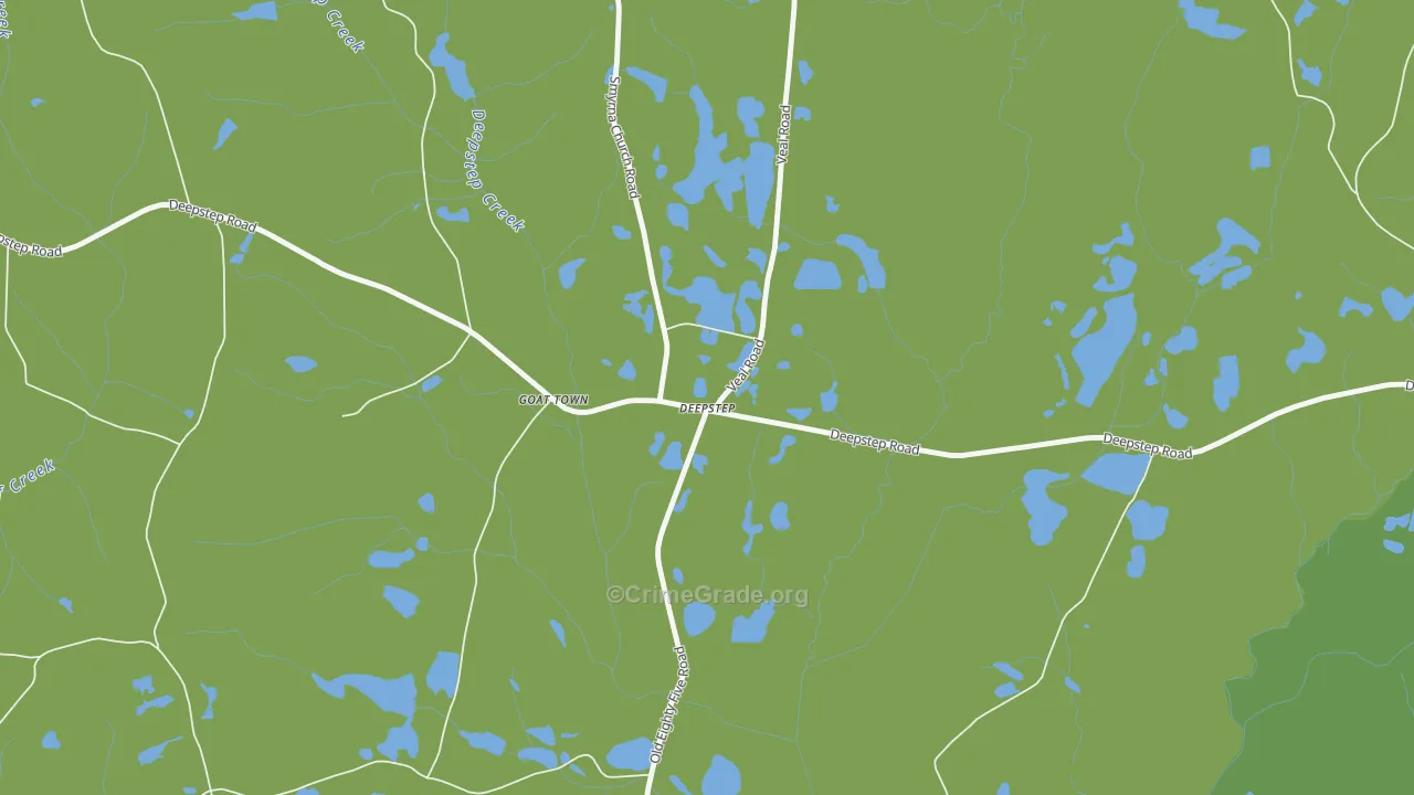 Deepstep, GA Map of Robbery Rates