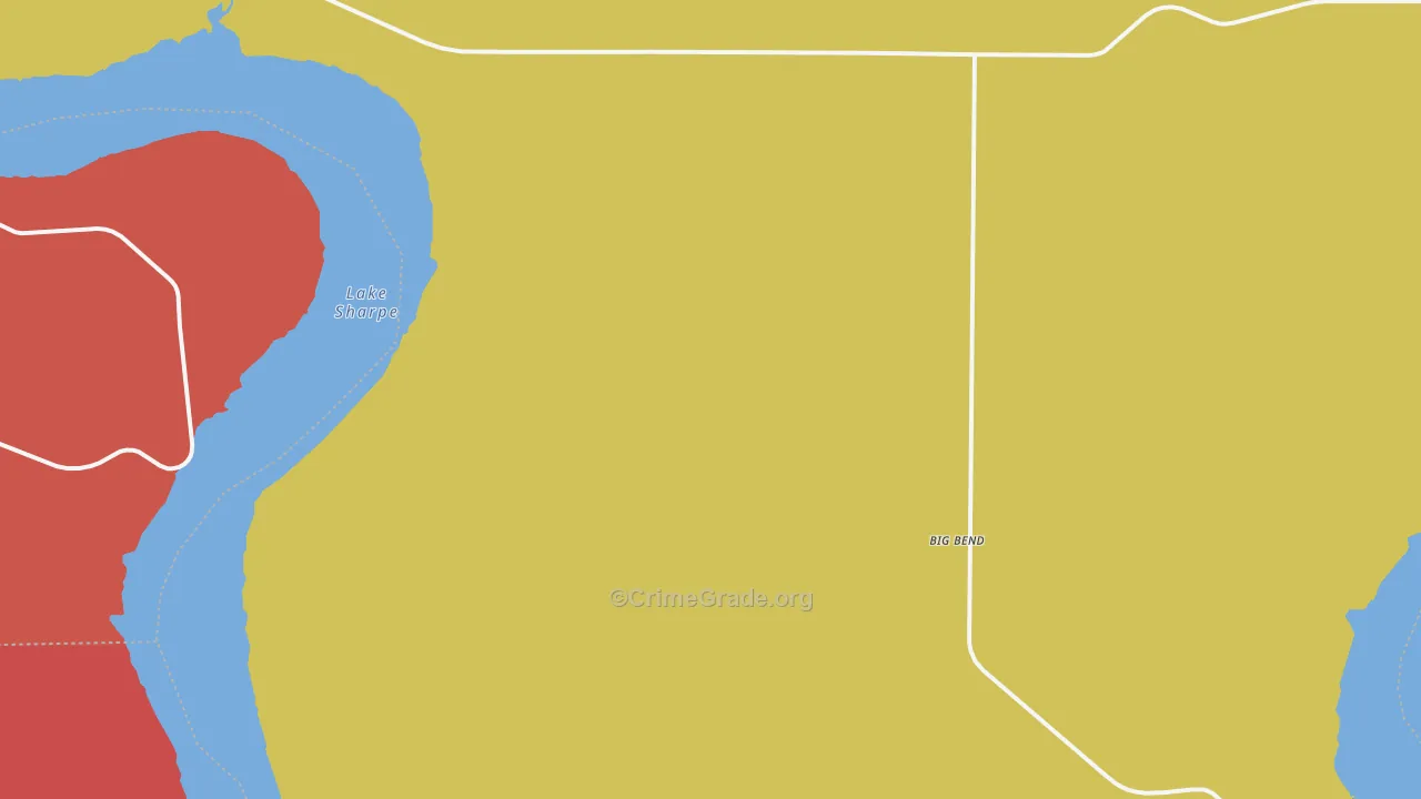 DeGrey, SD Map of Robbery Rates