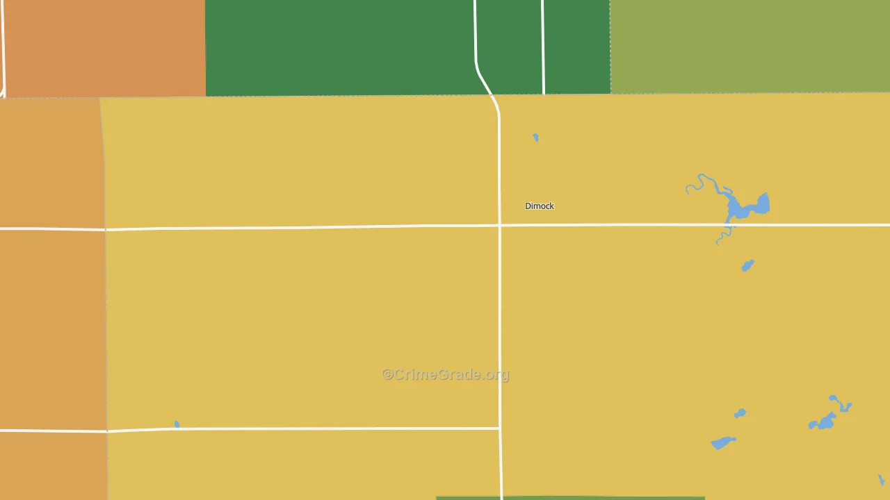 Dimock, SD Map of Robbery Rates