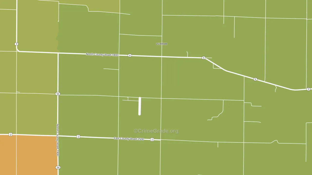 Disco, IL Map of Robbery Rates