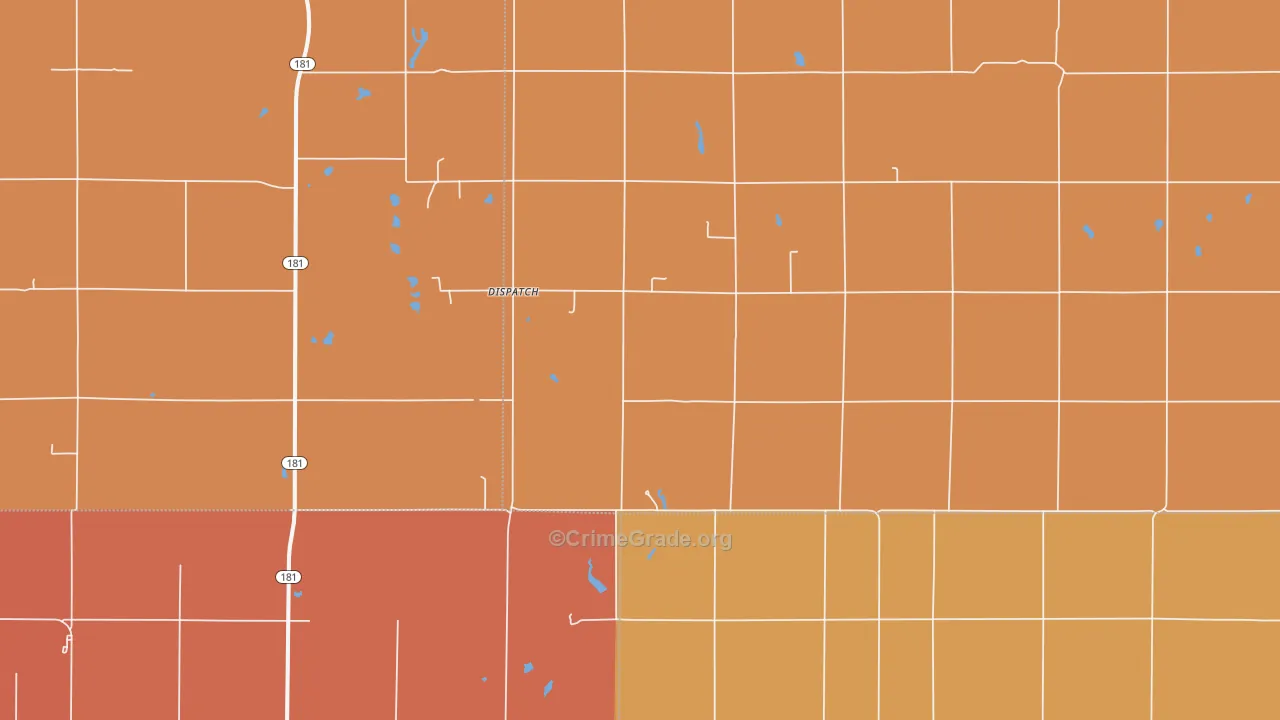 Dispatch, KS Map of Robbery Rates