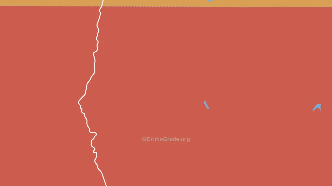 Doyleville, CO Map of Robbery Rates