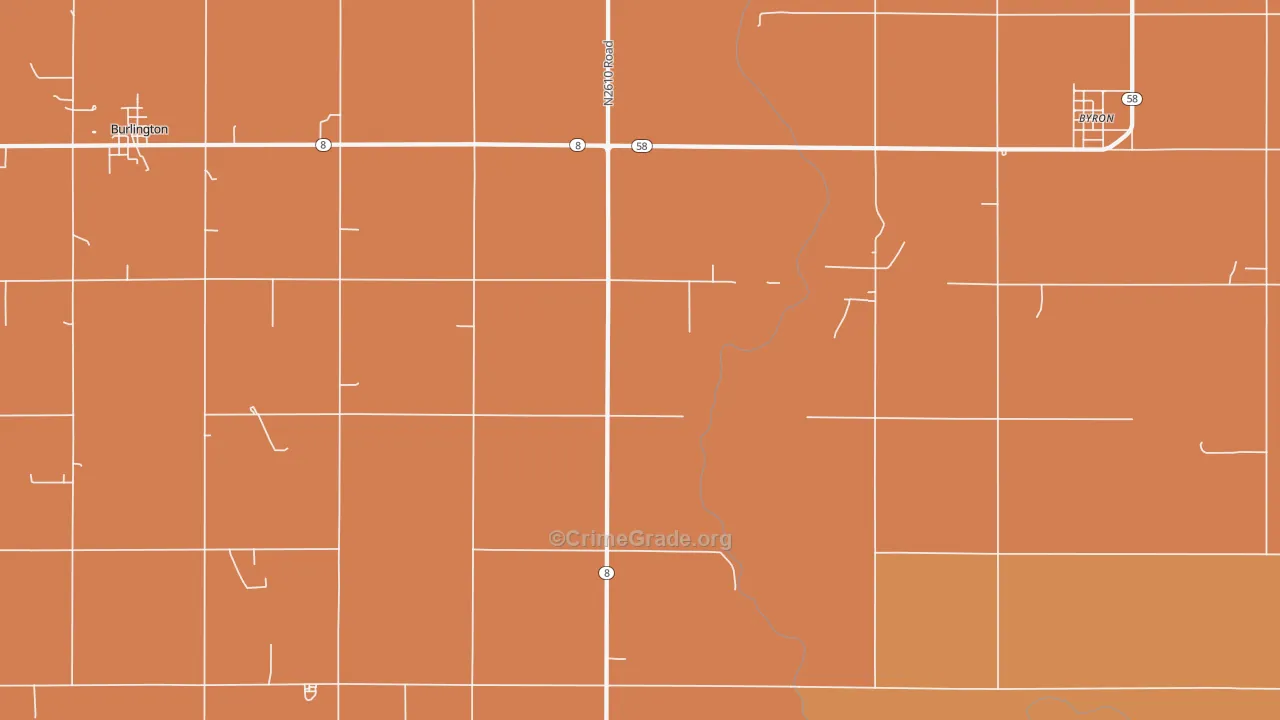 Driftwood, OK Map of Robbery Rates