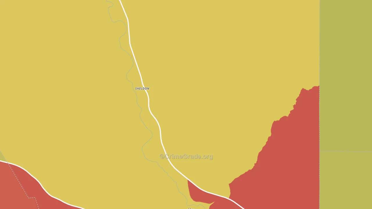 Duncan, AZ Map of Robbery Rates