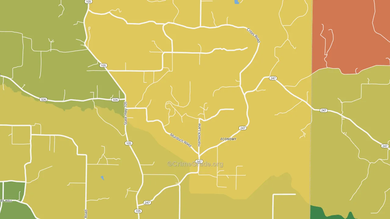 Economy, AR Map of Robbery Rates