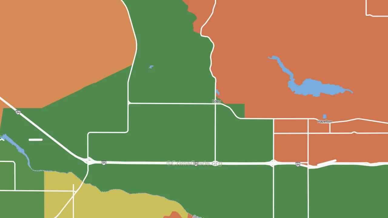 Eden, ID Map of Robbery Rates