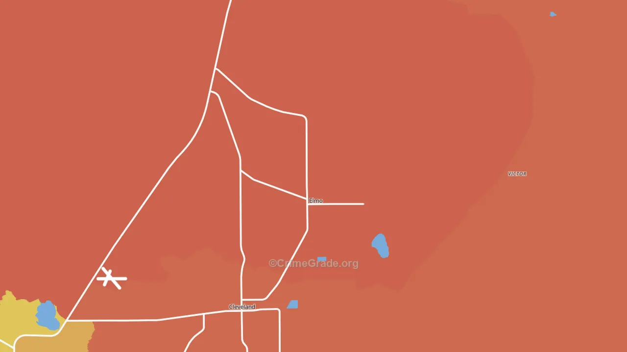 Elmo, UT Map of Robbery Rates
