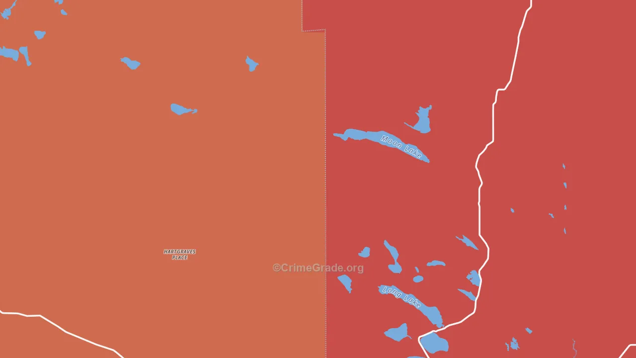 Elsmere, NE Map of Robbery Rates
