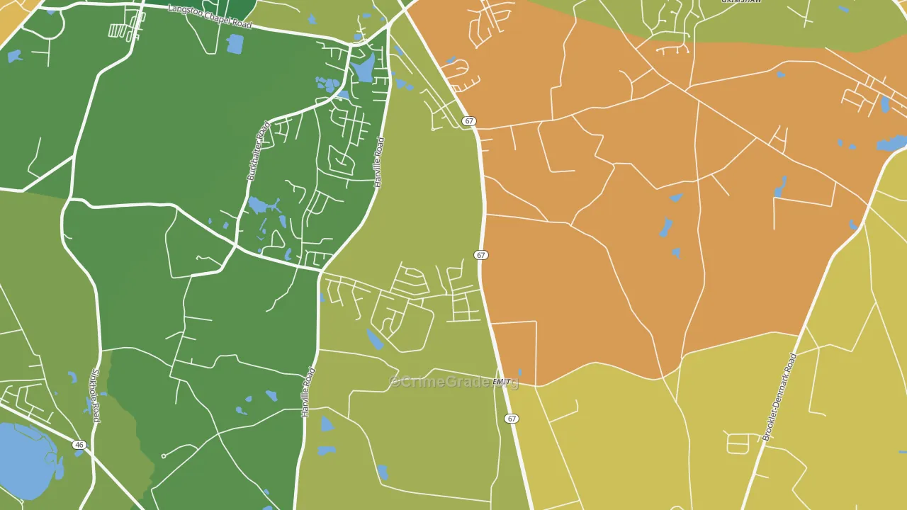 Emit, GA Map of Robbery Rates