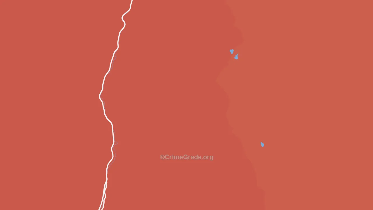 Emma, CO Map of Robbery Rates