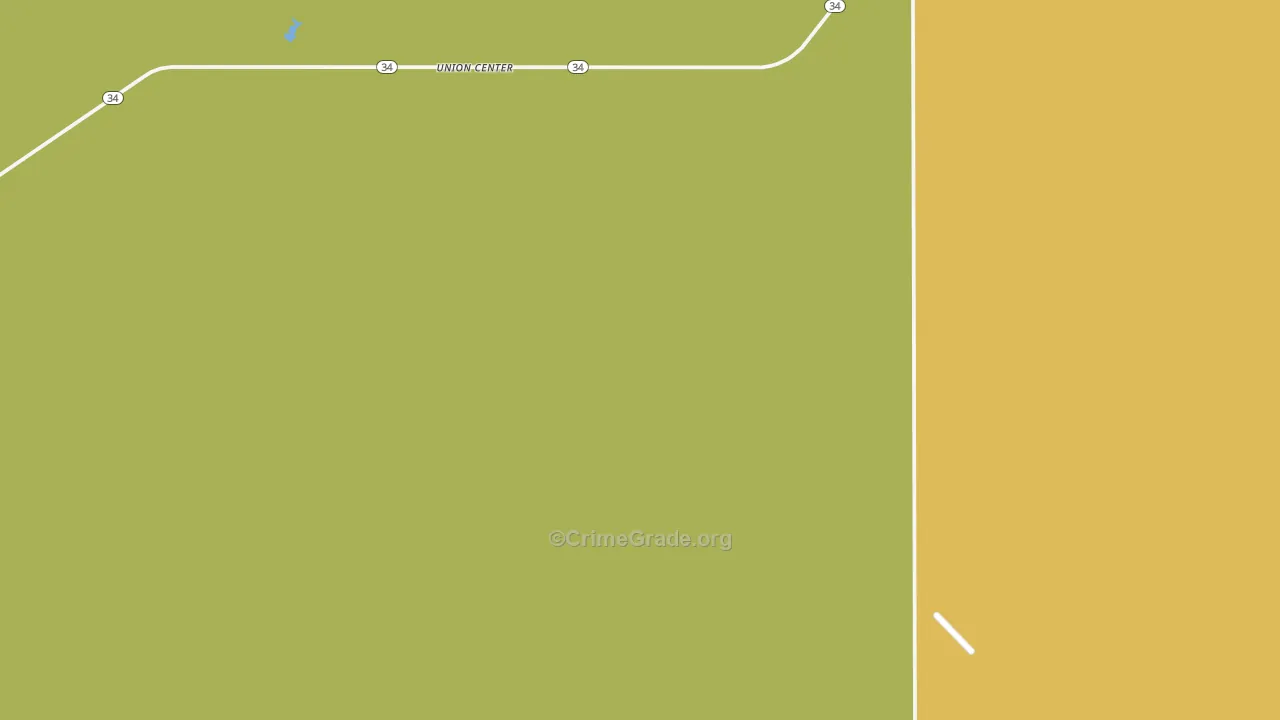 Enning, SD Map of Robbery Rates