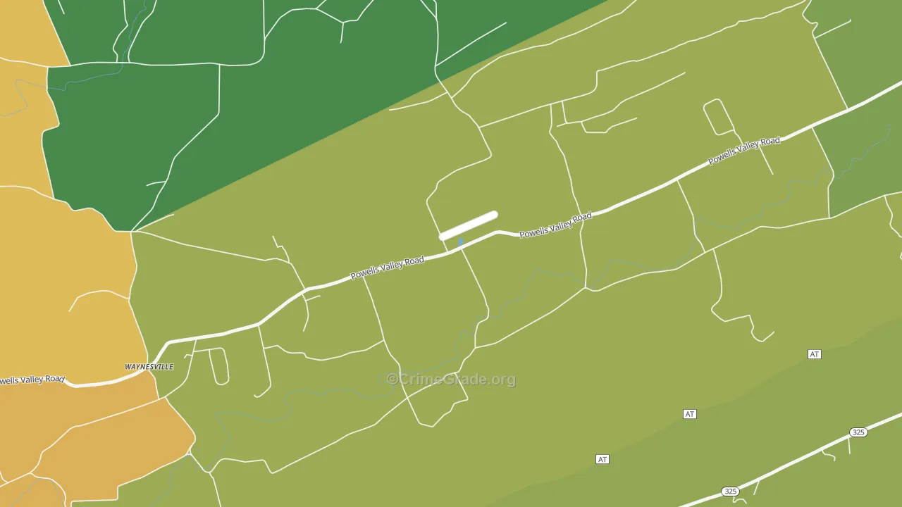 Enterline, PA Map of Robbery Rates