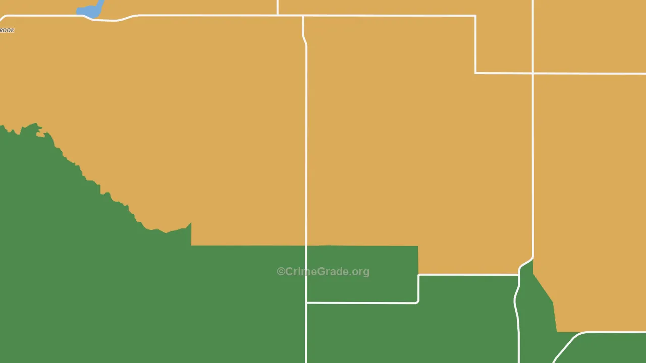 Epping, ND Map of Robbery Rates