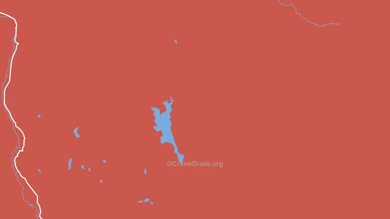 Espinosa, CO Map of Robbery Rates