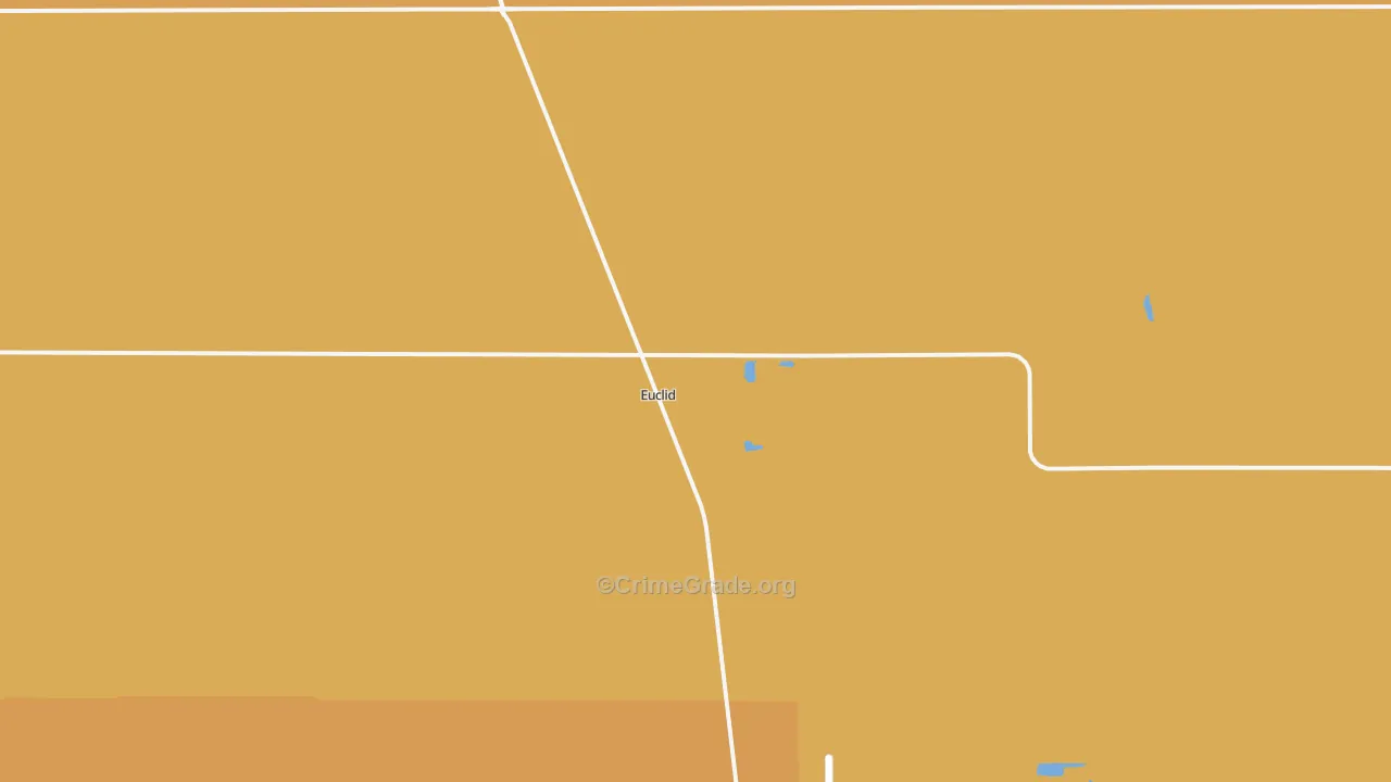 Euclid, MN Map of Robbery Rates