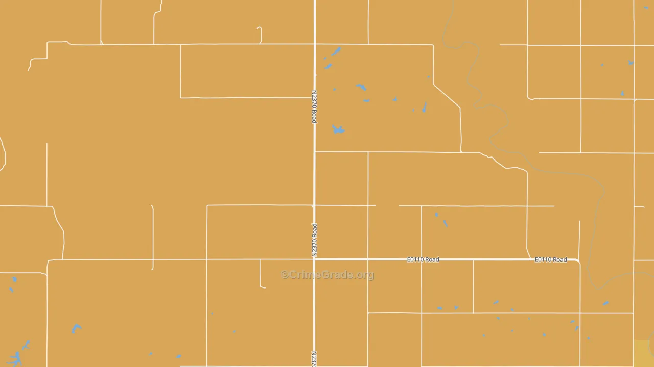Fairvalley, OK Map of Robbery Rates
