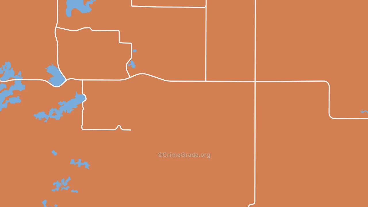 Forbes, ND Map of Robbery Rates