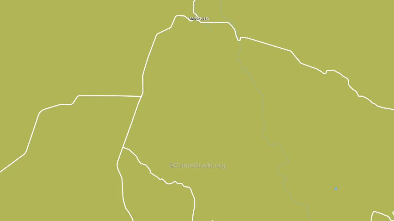 Frenchglen, OR Map of Robbery Rates