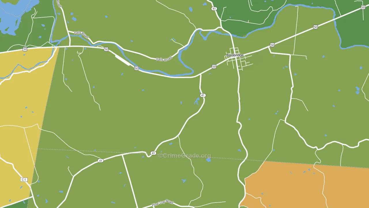 Fruitdale, OH Map of Robbery Rates