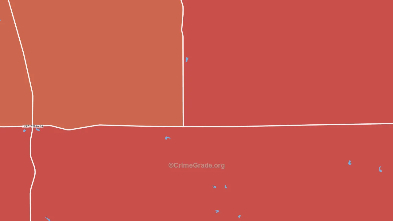 Gann Valley, SD Map of Robbery Rates