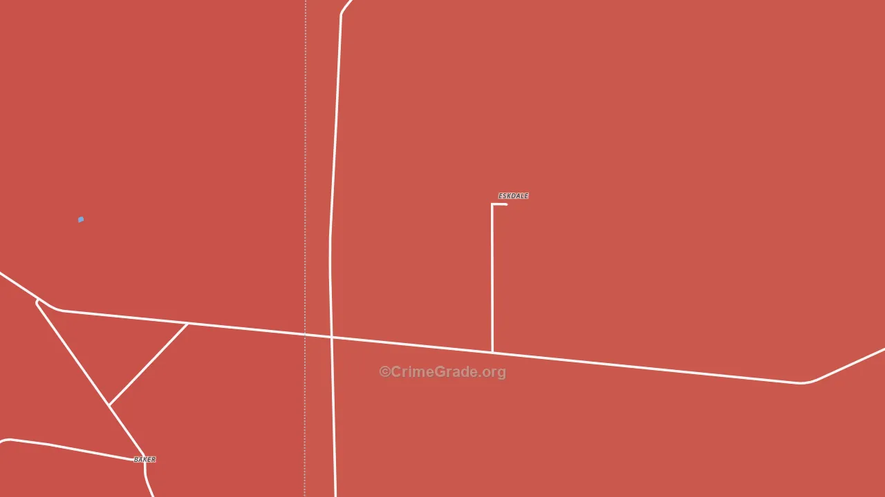 Garrison, UT Map of Robbery Rates