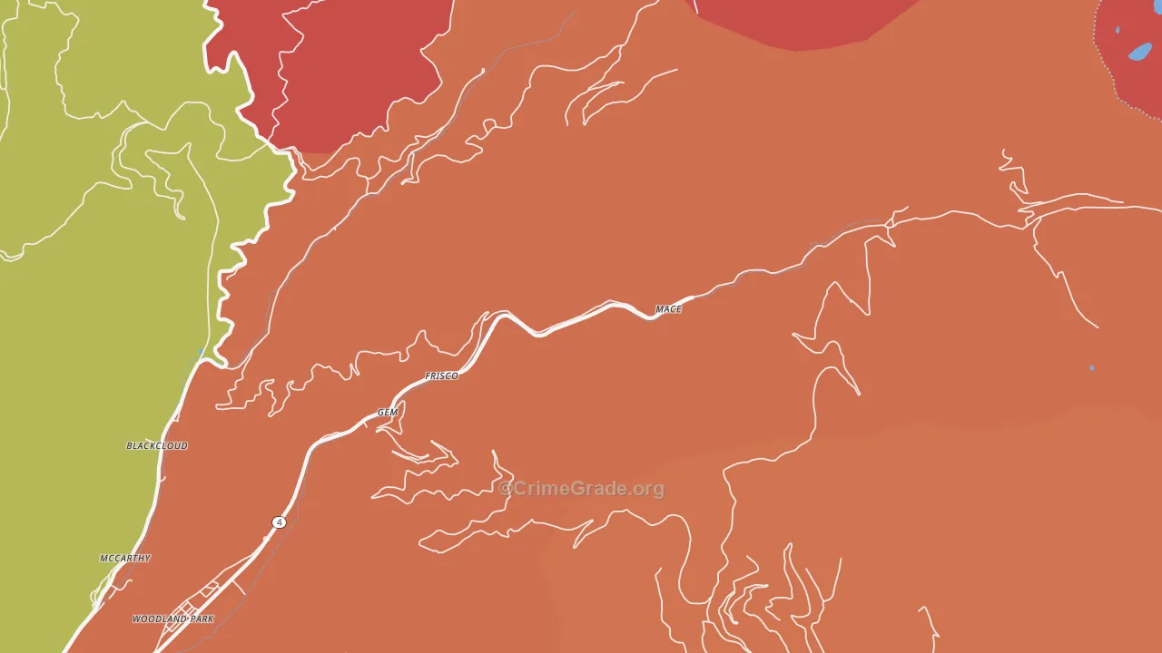 Gem, ID Map of Robbery Rates