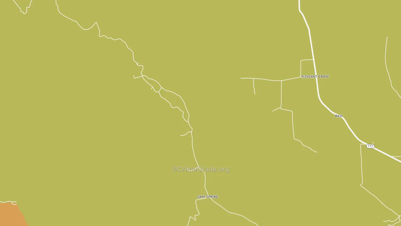 Gonce, AL Map of Robbery Rates