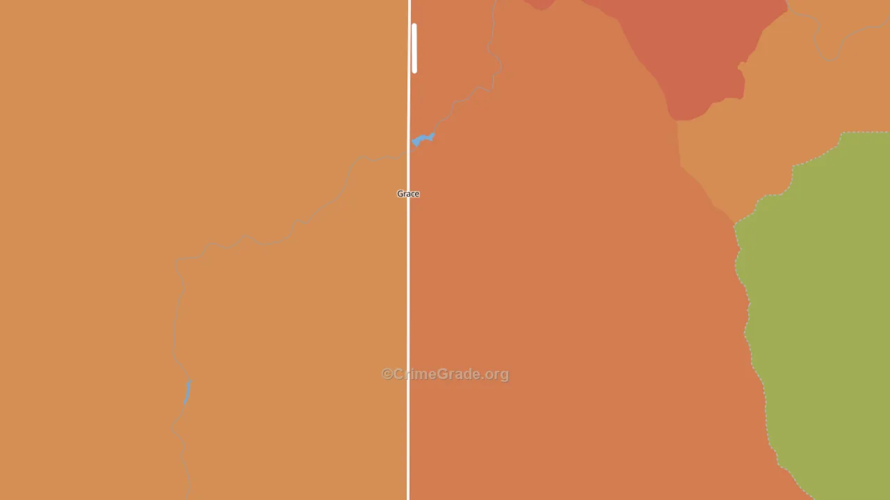 Grace, ID Map of Robbery Rates