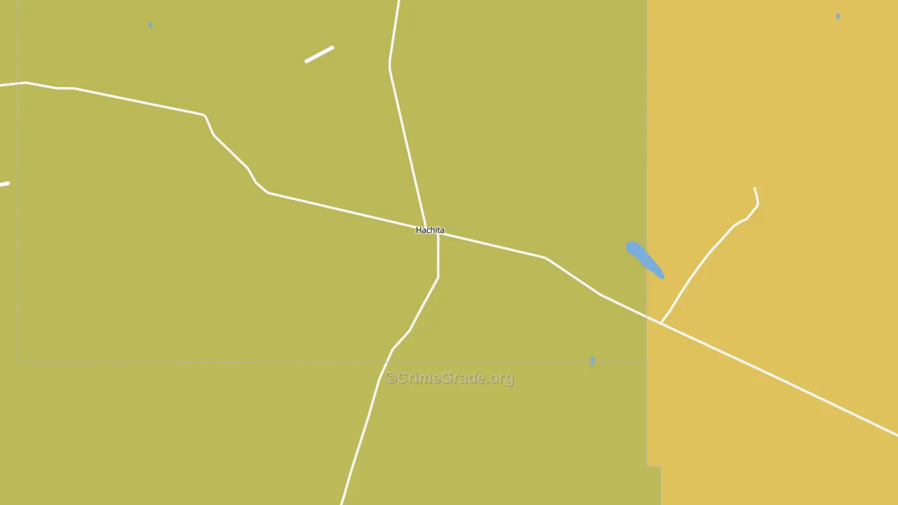 Hachita, NM Map of Robbery Rates