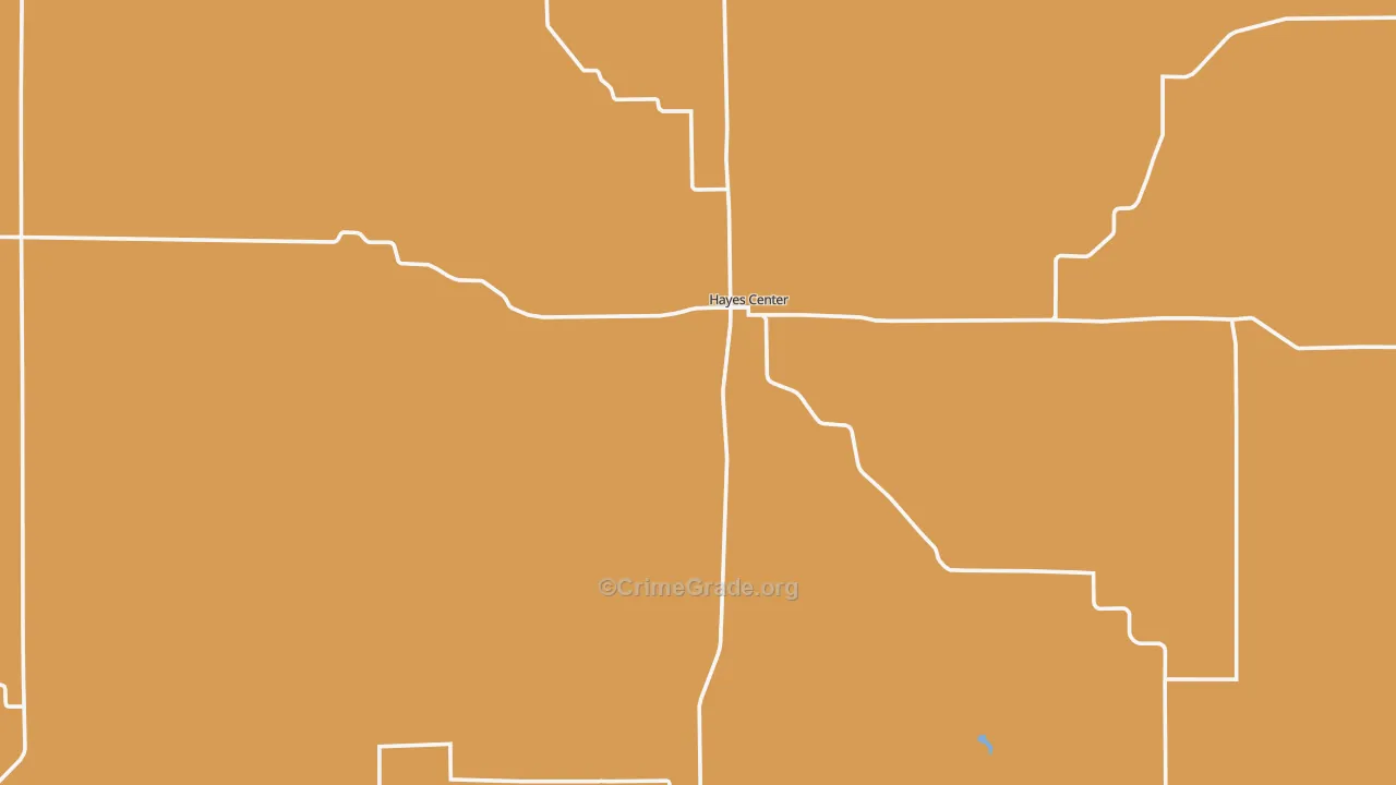 Hamlet, NE Map of Robbery Rates