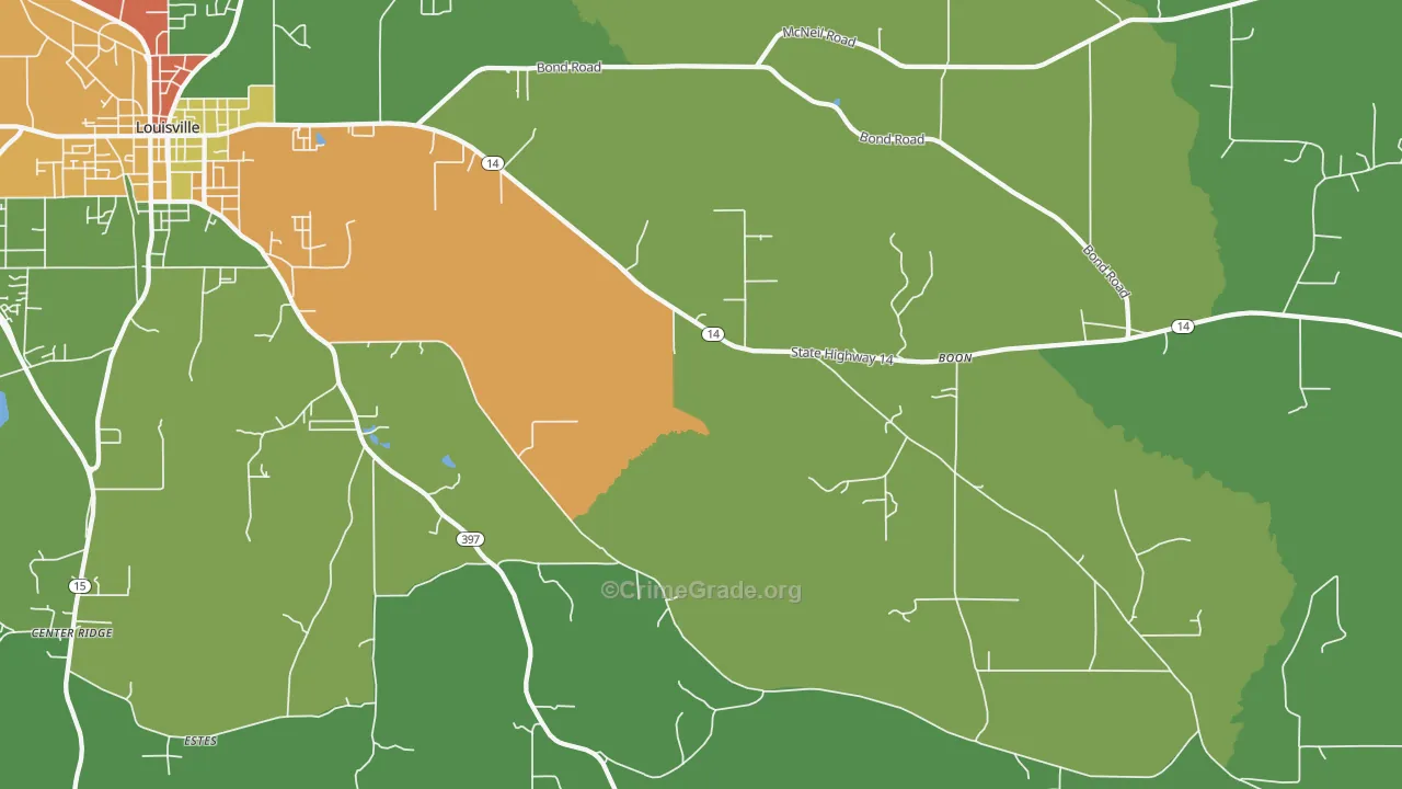 Handle, MS Map of Robbery Rates