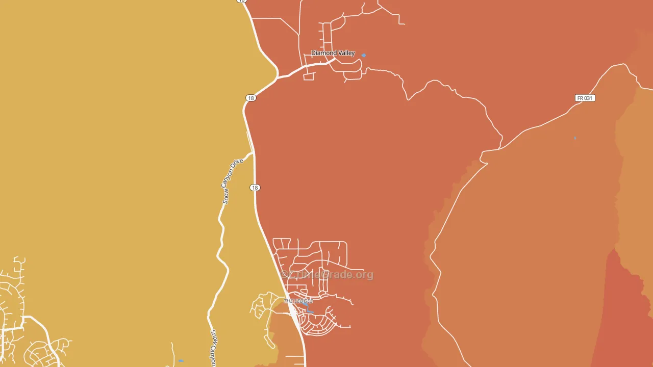 Harrisburg Junction, UT Map of Robbery Rates