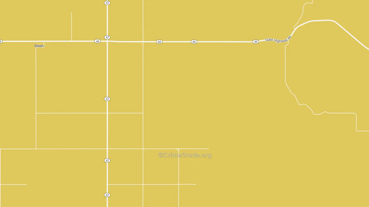 Hartley, SD Map of Robbery Rates
