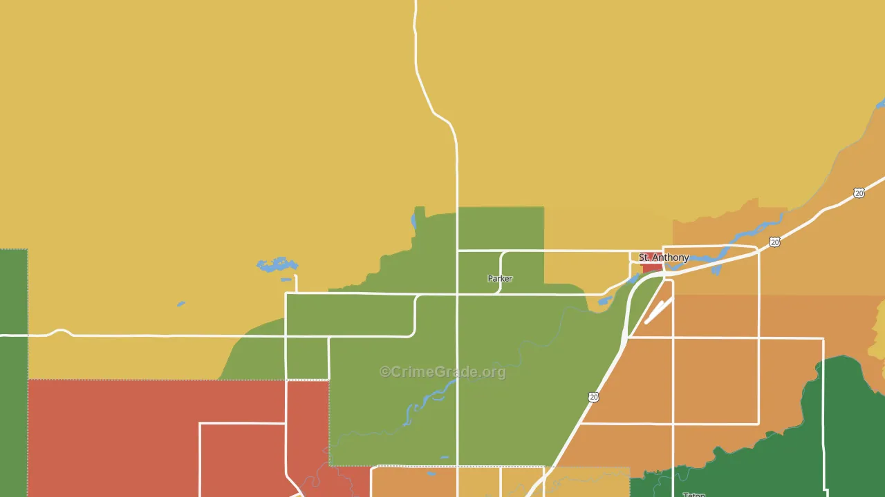 Heman, ID Map of Robbery Rates