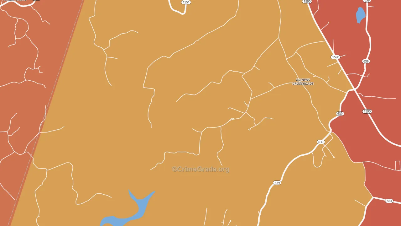 Highway, KY Map of Robbery Rates