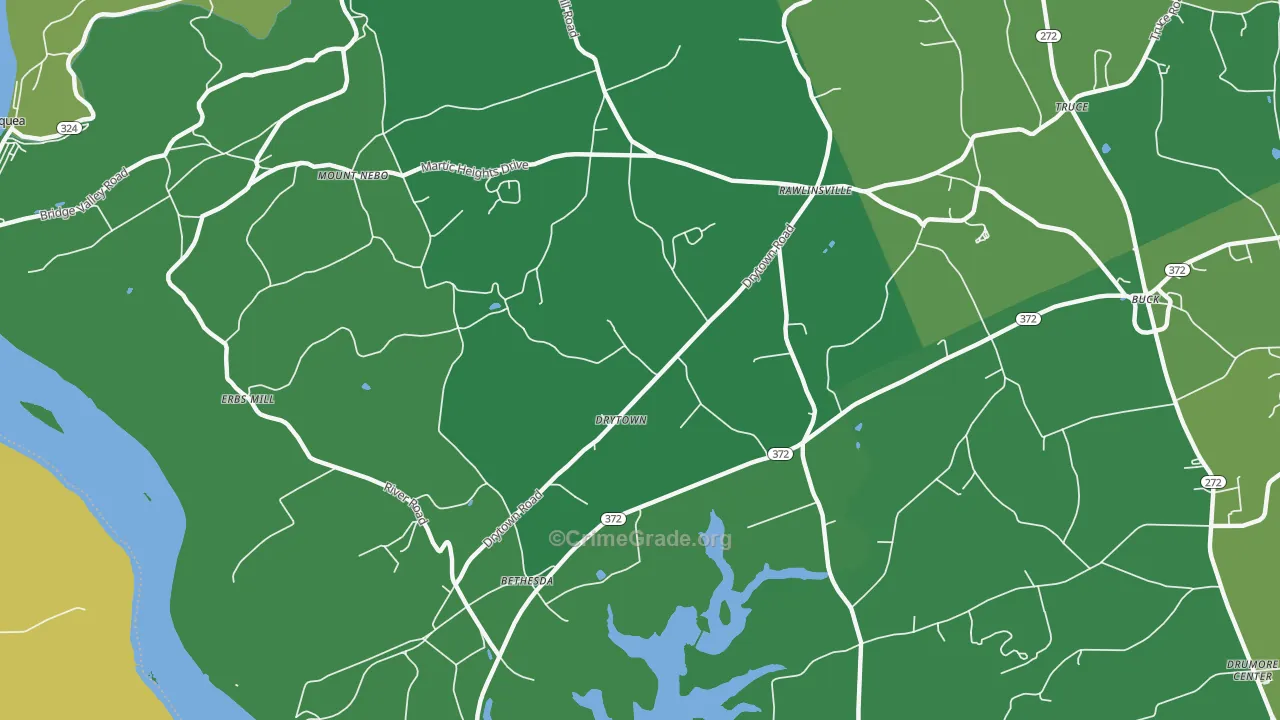 Holtwood, PA Map of Robbery Rates