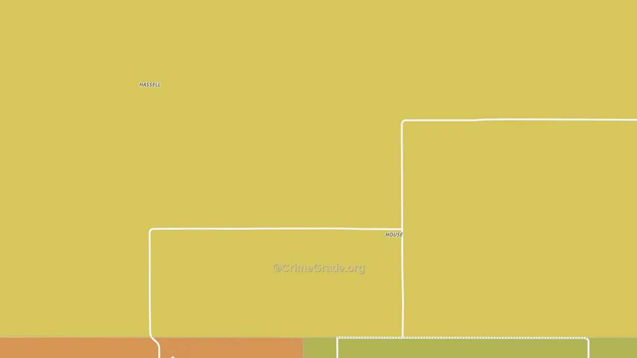 House, NM Map of Robbery Rates